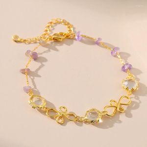 Strang CCGOOD Unregelmäßigkeit Kristall Mode Armband Für Frauen Vergoldet 18 K Hohe Qualität Luxus Minimalistischen Schmuck Pulseras Mujer