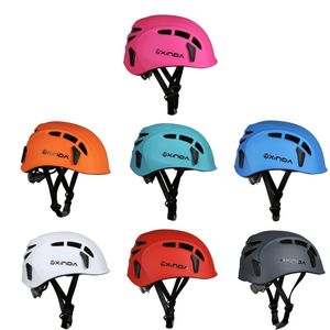 Skidhjälmar Vattenssport Säkerhetshjälm bergsklättring Caving Kayaking Rappelling Head Protective Gear 52-62cm för rullskridskor Båt 230921