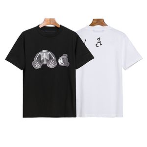 lyx män kvinnors skjortor t shirt palms änglar stad designer begränsad bläckstråle graffiti brev trycker ut män kvinnors segelbåt kortärmad casual tshirts