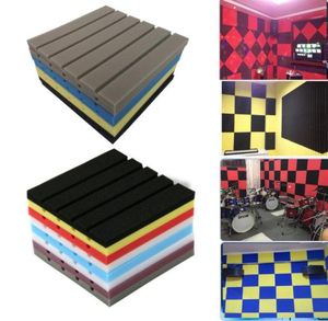 12Pack Groove Acoustic Panels Ceiling Sound Absorption Tile Studio Acoustic Foam soundproofing Tiles 30x30x2cm2789532