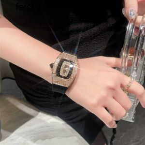 Richardmill Watch Milles Mechanical Automatic Richardmillrs Samma Full Sky Star Womens Diamond Niche Light Luxury Network Red Black Rose Gold