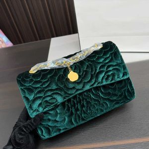 Velvet Designer Väskor Kvinnor Cross Body Chain Purse broderi Jacquard Evening Bags Zipper Jacquard Leather Diagonal Strap Luxurys Square Bag 230915