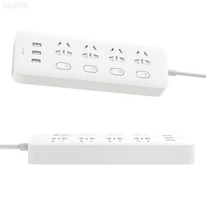 Sockets Power Socket Strip With Switch 3 USB 2A Fast Charging Adapter Mi Extension Sockets high quality ottie L230921