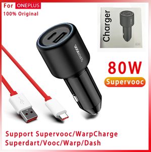 Cell Phone Chargers Original Oneplus 80w Supervooc Car Charger Super Fast Charging 65W Type C Auto Warp Charge 65 One Plus 11 10 Pro Nord 2T 5G 10T 230920