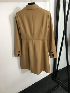 Ternos femininos blazers 2023 início do outono moda clássico no longo terno jaqueta feminina elegante atmosfera simples lazer descontraído 230920