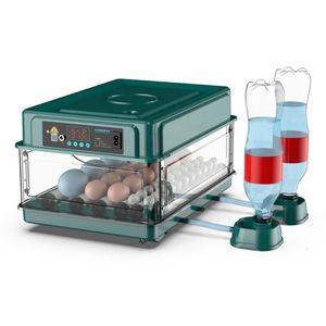 Diğer Pet Malzemeleri 61224 Yumurta İnkübatör Tam Otomatik Turning Hatching Hatcher Farm Kuş bıldırcın Tavuk Kümes hayvanları Hatcher Turner Chocadeiras 230920