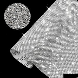 Narzędzia rzemieślnicze 20x24 cm Około 1000 pCS samoprzylepna nokaż noklejka kryształowa Zakryta z gumą Diamentowe patyki do dekoracji DH4VZ