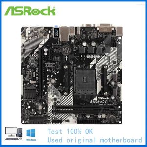 Motherboards For ASRock B450M-HDV Computer USB3.0 M.2 Nvme SSD Motherboard AM4 DDR4 B450 Desktop Mainboard Used