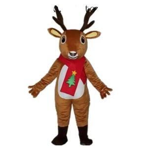 Halloween Xmas Deer Mascot Costume Walking Halloween Suit Large Event Costume Suit Party dress