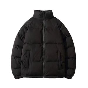 Herren Daunen Parkas Winter Jacke Männer Verdicken Warme Mantel Stehkragen Jacken Einfarbig Parka Frauen Mode Streetwear 230921