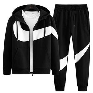 23s suéter terno masculino com capuz primavera e outono cardigan corrida casual casaco esportivo masculino