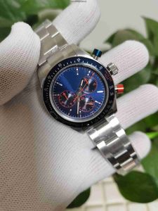 Orologi da polso Rolaxs di lusso 2023 di alta qualità BP 4130 40MM quadrante blu cronografo in acciaio inossidabile movimento automatico serie classica orologio da uomo orologi HBD8