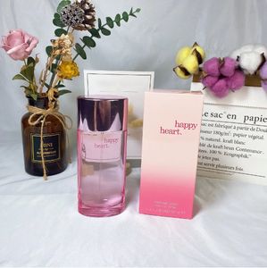 Kvinnor parfym för kvinna spray 100 ml Happy Heart Chypre Floral Notes Sweet Girl Högsta utgåva och snabb porto