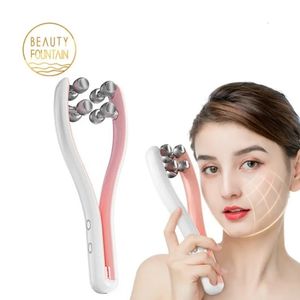 Face Massager Y Shape Face Massager Anti Wrinkle Face Device V Face Roller Lifting Tool RF Full Body Slimming Device Double Chin Reduction 230921