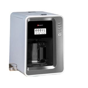 Kaffeemaschine im amerikanischen Stil, kleine automatische kommerzielle Büromaschine, frisch mahlend, kochend, All-in-One-Maschine