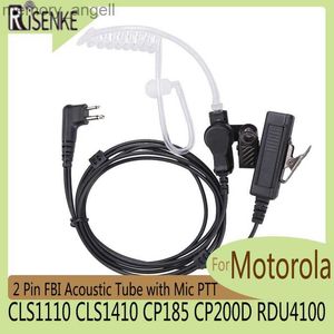 Наушник рации RDM2070D для Motorola CLS1110 CLS1410 CP185 CP200D RDU4100 с микрофоном PTT 2-контактный акустическая трубка FBI Walkie Talkie HKD230922