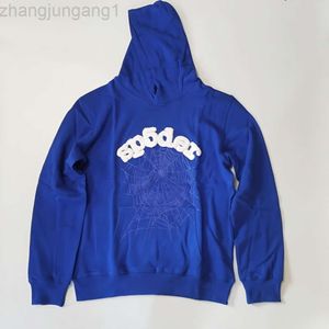 Fashion Hoodie Designer Young Thug Star Samma SP5DER 555555 Hoodie Blue Hoodie Embrodery Jacket