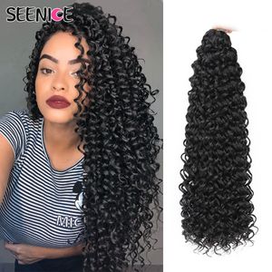 Human Hair Bulks Ocean Wave Braiding Hair Extensions Crochet Braids Synthetic Hair MAZO Afro Curl Ombre Curly Blonde Water Wave Braids For Women 230921