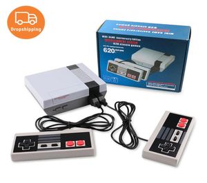 Drop Ship Retail 620 Game Console Retro Family NES Controllers TV Output videospel för barn Child Christmas Gifts Childhood Memo5397199