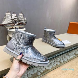 Designer Botas de Neve Austrália Mini Plataforma Bota Mulheres Chinelos Clássico Tasman Camurça Slides Inverno Lã Botas Quentes