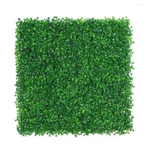 Decorative Flowers Artificial Green Plant Wall Panel Plastic Outdoor Lawns Privacy Fence Backyard Screen Wedding Backdrop Party Garden Grass