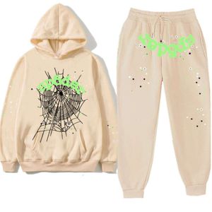 Hip Men's Hop Pullover Tracksuits Sweatshirt Y2K SP5DER Letter 555555 Hoodie Set Women Tracksuit Sweatshirts Spider Web Printed Hoodies Sport Suit FK4B