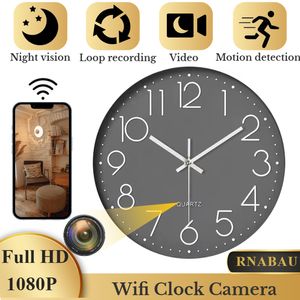 1080p WiFi Mini Camera Clock Wireless Alarm Motion Sensor IP Security Night Vision Micro Monitor Hem Remote App Remote Monitoring