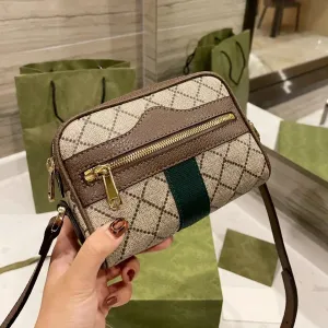 Designer axelväska för kvinnor herrkamera väskor lyx Ophidia g crossbody väskor handväskor läderduk matchande handväska mode shopping väska plånbok 239222d