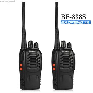 Walkie Talkie 2Pack Baofeng BF-888S Walkie Talkie 888s UHF 400-470 MHz Kanal Tragbares Funkgerät BF-888s 5W Hochleistungs-Walkie Talkie HKD230922