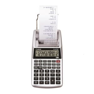 Kalkylatorer Small Desktop Printing Calculator Monochrome Printing Calculator P1 Printing Calculator Battery och DC Dual-Purpose Office Gift 230922