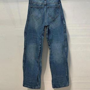Men's Jeans Men Fashion Brand Denim Pants Original Wavy Border Design Women Luxury Famous High Quality Unisex High-end Cowboy Trousers