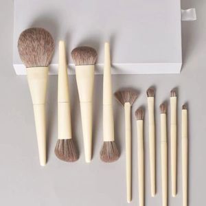 Pennelli per trucco Strumenti 1SET Set di pennelli professionali Polvere Soft Blush Fondotinta Correttore Ciglia Bellezza Cosmetici Make Up 230922