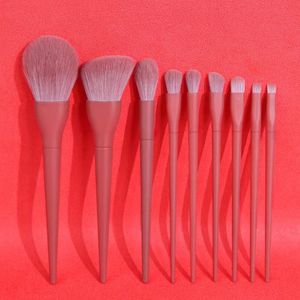 Makeup Brushes Tools Zestaw Candy Foundation Powder cień do powiek Eye Brwi