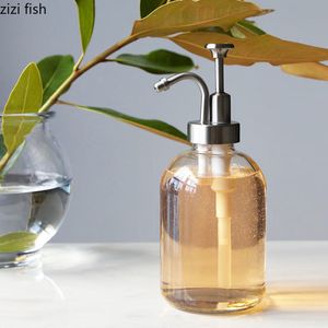 Flytande tvåldispenser plast handrensning lotion flaska enkel tvål dispenser badrum tillbehör hem badrum bärbar schampo duschgel flaska 230921