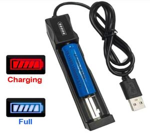 Intelligent USB 37V LiIon Universal Battery Charger Single Slot Suitable For 18650 26650 32650 18500 14500 Rechargable D4 UM22125288