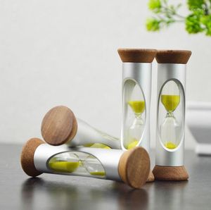 Party Favor 50st 3 minuter Sandglas Sand Glass Hourglass Home Kitchen Timer Clock Present Decor Birthday Presents SN469