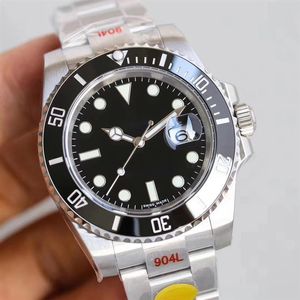 N factory V11 mens watch 116610LN ETA 2836 3135 top Watches Sapphire Glass Mechanical Automatic watch Ceramic Bezel Dial Luminous286D