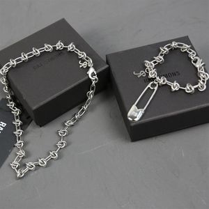 21ss fashion jewelry Raf Simons high quality men's and women's necklace personalized Bracelet holiday gift292y