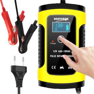 Utensili manuali Universal 6A 12V Intelligente Smart Moto Auto Riparazione a Impulsi Caricabatterie Batteria al Piombo Asciutta e Bagnata 1230243H