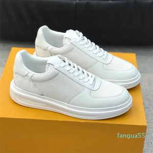 2023-Famous Brand Men Beverly Hills Sneakers Shoes White Black Skateboard Walking Low Top Casual Rubber Sole Fabric Wholesale Comfort Trainers EU38-46