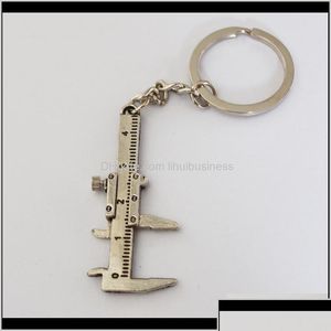 Jóias Chaveiros Moda Aessórios Chegada Móvel Vernier Caliper Rer Modelo Chaveiro Metal Pingente Chaveiro Chaveiro C Kole4 Drop D Dhw56