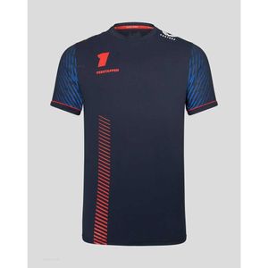 Męskie koszulki 2024 Drużyna wyścigowa Verstappen T-Shirt NEC NOWOŚĆ KRÓTKI ROUND SUT SUT TOP RACESSIDE OUND INFORD F1 Red Holands Bull