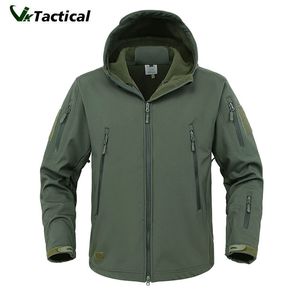 Männer Jacken Military Shark Haut Soft Shell Männer Taktische Winddicht Wasserdichte Jacke Armee Kampf Herren Mit Kapuze Bomber Mäntel 230922