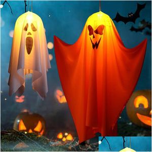 Decorazione del partito Halloween Ghost Festival Scena all'aperto Layout Puntelli Lampadario horror Led Lampeggiante Stringa 220928 Consegna a domicilio Dhptp