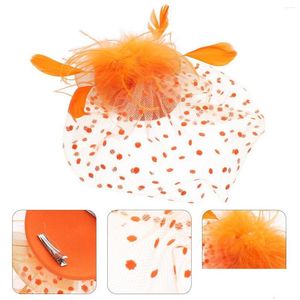 Bandanas Bride Hat Banquet Headdress Bow Tie Women Fascinator Hair Accessories Tea Party Fascinators Miss Drop Delivery Fashion Hats S Dhuij