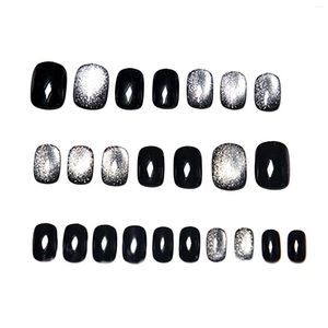 False Nails Black S Fake Chip-Proof Smudge-Proof For Cool Girl Outing Accessories