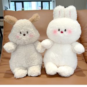 Cuscini di peluche Cuscini Super Soft Coniglio Cane Peluche Baby Abbraccio Cuscino Simpatico coniglietto Cucciolo Giocattolo animale Kawaii Peluche ripiene Bambola Bambini Regalo per bambini 230922