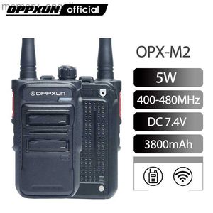 Рация OPPXUN OPX-M2 Мини-рация для полиции дальнего действия CB Ham 2-полосная радиостанция Портативный коммуникатор PTT-трансивер для охоты HKD230922