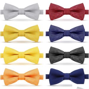 Jewelry Bow Ties Toddler Tie Adjustable Pre Tied Polka Dot For Boys Kids Infants 8 Colors Amdgi Drop Delivery Party Events Accessories Dhvz3