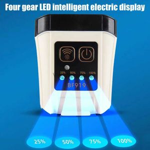 ヘッドランプ充電可能なコブLEDクリップ上のキャップライト多機能帽子ライト懐中電灯スマートウェーブセンシングキャンプナイトサイクリングHKD230922ランニング